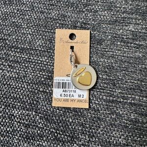 Annando Blue Heart Charm Keychain